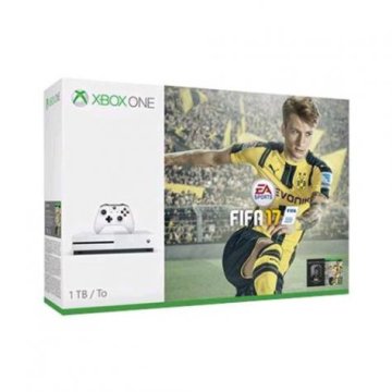 Microsoft Xbox One S, FIFA 2017 1 TB Wi-Fi Bianco