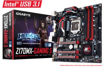 GIGABYTE GA-Z170MX-Gaming 5 (rev. 1.0) Intel® Z170 LGA 1151 (Socket H4) micro ATX