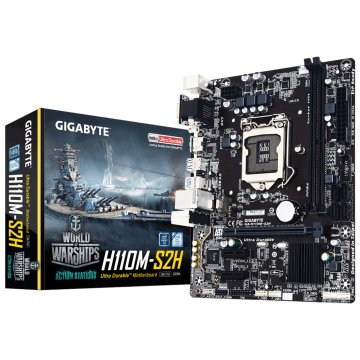 GIGABYTE GA-H110M-S2H scheda madre Intel® H110 LGA 1151 (Socket H4) micro ATX