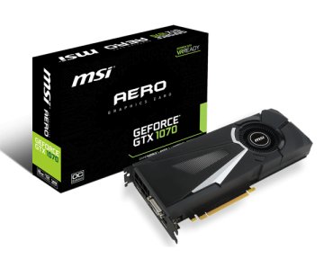 MSI AERO V330-011R scheda video NVIDIA GeForce GTX 1070 8 GB GDDR5