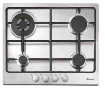 Candy CPG 64 SW PX Stainless steel Da incasso Gas 4 Fornello(i)