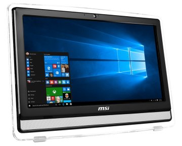 MSI Pro 22ET 4BW-006XEU Intel® Celeron® N3150 54,6 cm (21.5") 1920 x 1080 Pixel Touch screen PC All-in-one 4 GB DDR3L-SDRAM 500 GB HDD Wi-Fi 4 (802.11n) Nero