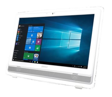 MSI Wind Top Professional PRO 22ET 4BW-007XEU Intel® Celeron® N3150 54,6 cm (21.5") 1920 x 1080 Pixel Touch screen PC All-in-one 4 GB DDR3L-SDRAM 500 GB HDD Wi-Fi 4 (802.11n) Bianco