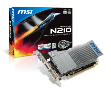 MSI N210-MD1GD3H/LP NVIDIA GeForce 210 1 GB GDDR3