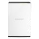QNAP TS-128 server NAS e di archiviazione Mini Tower 1 GB DDR3 0 TB QNAP Turbo System Nero, Bianco 3