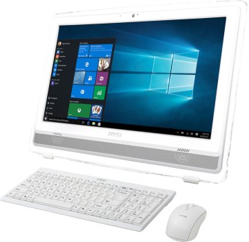 MSI Pro 22ET 7M-045EU Intel® Core™ i3 i3-7100 54,6 cm (21.5") 1920 x 1080 Pixel Touch screen PC All-in-one 4 GB DDR4-SDRAM 1 TB HDD Windows 10 Bianco