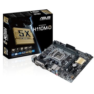 ASUS H110M-D Intel® H110 LGA 1151 (Socket H4) micro ATX