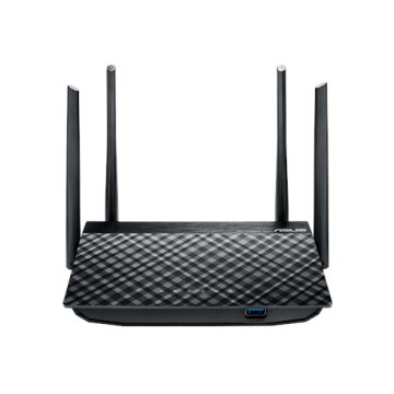 ASUS RT-AC58U router wireless Gigabit Ethernet Dual-band (2.4 GHz/5 GHz) Nero