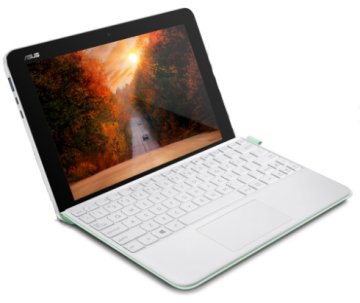 ASUS Transformer Mini T102HA-GR045T Intel Atom® x5-Z8350 Ibrido (2 in 1) 25,6 cm (10.1") Touch screen HD 4 GB DDR3L-RS-SDRAM 128 GB eMMC Wi-Fi 5 (802.11ac) Windows 10 Home Verde, Bianco