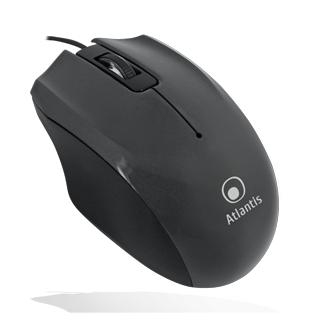 Atlantis Land OptiQuest mouse Ufficio USB tipo A Ottico 1000 DPI