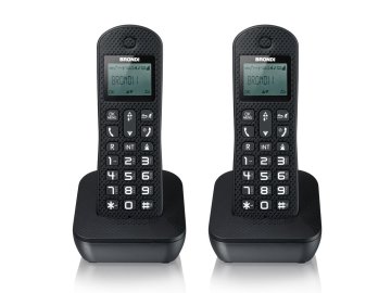 Brondi Mariot twin Telefono DECT Identificatore di chiamata Nero