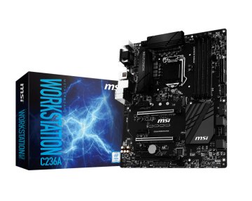 MSI C236A WORKSTATION Intel® C236 LGA 1151 (Socket H4) ATX
