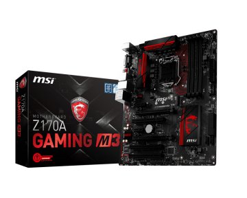 MSI Z170A GAMING M3 Intel® Z170 LGA 1151 (Socket H4) ATX