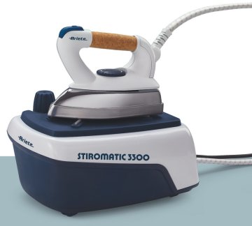 Ariete Stiromatic 3300 2000 W 0,8 L Alluminio Blu, Bianco
