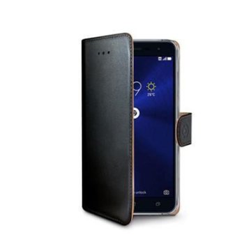 Celly WALLY616 custodia per cellulare 13,2 cm (5.2") Custodia a libro Nero