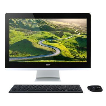 Acer Aspire Z3-715 Intel® Core™ i3 i3-6100T 60,5 cm (23.8") 1920 x 1080 Pixel Touch screen 4 GB DDR4-SDRAM 1 TB HDD PC All-in-one Windows 10 Home Wi-Fi 5 (802.11ac) Nero, Argento