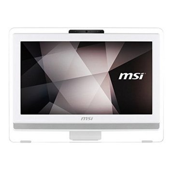 MSI Pro 20ET 4BW-044EU Intel® Celeron® N3160 49,5 cm (19.5") 1600 x 900 Pixel Touch screen PC All-in-one 4 GB DDR3L-SDRAM 1 TB HDD Windows 10 Home Wi-Fi 4 (802.11n) Bianco