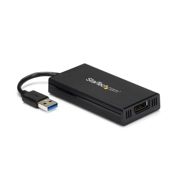 StarTech.com Adattatore da USB 3.0 a DisplaPort - 4K 30Hz Ultra HD - Certificato DisplayLink - Convertitore da USB Type-A a DP per monitor - Scheda Video e Grafica Esterna - Mac e Windows