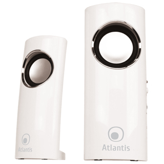 Atlantis Land SoundPower 340 altoparlante 1-via Bianco Cablato 2 W