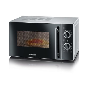 Severin MW 7862 forno a microonde Nero, Argento Solo microonde Superficie piana 20 L 700 W