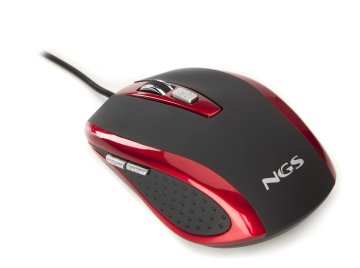 NGS Red tick mouse Mano destra USB tipo A Ottico 800 DPI