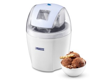 Princess 282602 Gelatiera con contenitore per gelatina 1,5 L 50 W Trasparente, Bianco