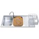 Smeg CS34-1 cestino e vassoio per lavello Metallo Bianco 2
