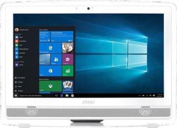 MSI Pro 22ET 6M-040EU All-in-One PC Intel® Pentium® G G4400 54,6 cm (21.5") 1920 x 1080 Pixel Touch screen PC All-in-one 4 GB DDR4-SDRAM 1 TB HDD Windows 10 Home Wi-Fi 4 (802.11n) Bianco