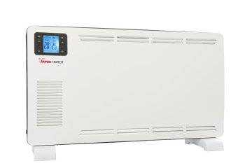 Bimar S602.EU stufetta elettrica Interno Nero, Bianco 2000 W Riscaldatore di ambienti elettrico al quarzo