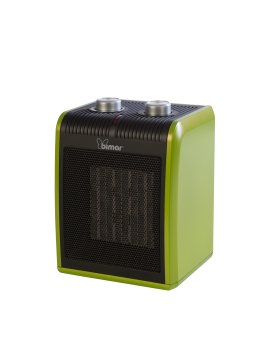 Bimar S263.EU stufetta elettrica Interno Nero, Verde 1500 W Riscaldatore ambiente elettrico con ventilatore