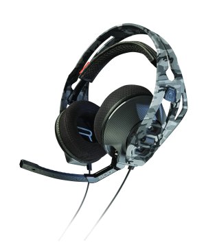 POLY RIG 500HS Auricolare Cablato A Padiglione Gaming Nero, Cachi