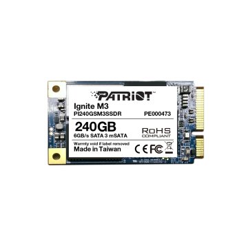 Patriot Memory PI240GSM3SSDR drives allo stato solido mSATA 240 GB Serial ATA III