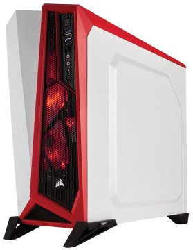 Corsair Carbide SPEC-ALPHA Midi Tower Rosso, Bianco