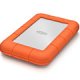 LaCie Rugged Mini 500GB disco rigido esterno Arancione, Argento 2