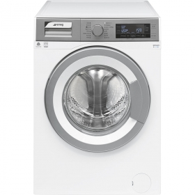 Smeg WHT814LSIT-1 lavatrice Caricamento frontale 8 kg 1400 Giri/min Grigio, Bianco