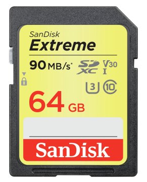 SanDisk Extreme 64 GB SDXC UHS-I Classe 10