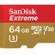 SanDisk Extreme, microSDXC, 64GB UHS-I Classe 10 2