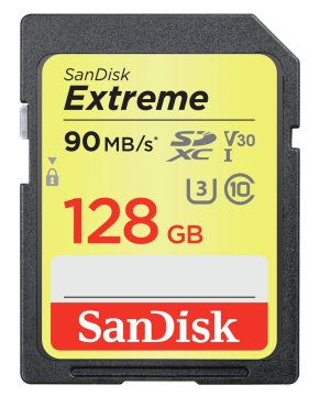 SanDisk Extreme 128 GB SDXC UHS-I Classe 10