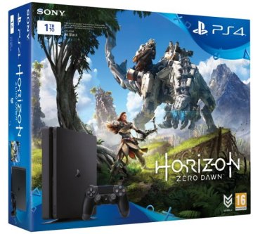 Sony PlayStation 4 Slim 1TB + Horizon Zero Dawn Wi-Fi Nero