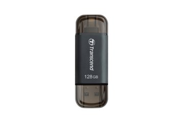 Transcend JetDrive Go 300 300 unità flash USB 128 GB USB Type-A / Lightning 3.2 Gen 1 (3.1 Gen 1) Nero