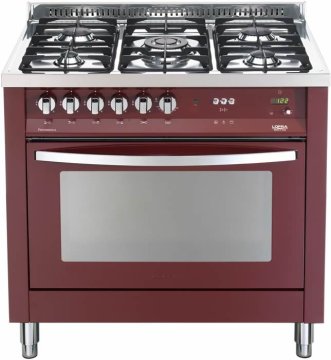 Lofra PRG96GVT/C Cucina freestanding Electric,Natural gas Gas Borgogna