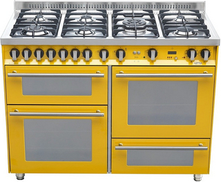 Lofra PG126SMFE+MF/2CI Cucina freestanding Electric,Natural gas Gas Giallo