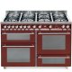 Lofra PR126SMFE+MF/2CI Cucina freestanding Electric,Natural gas Gas Borgogna 2