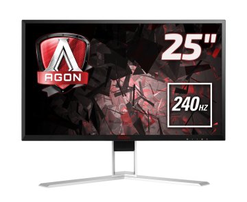 AOC AGON 1 AG251FZ Monitor PC 62,2 cm (24.5") 1920 x 1080 Pixel Full HD Nero, Rosso