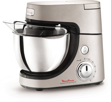 Moulinex Masterchef Gourmet + robot da cucina 900 W 4,6 L Beige, Acciaio inox