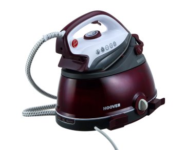 Hoover IronVision 360° PRB2500 011 2500 W 2 L Piastra in Ceramica Borgogna, Trasparente