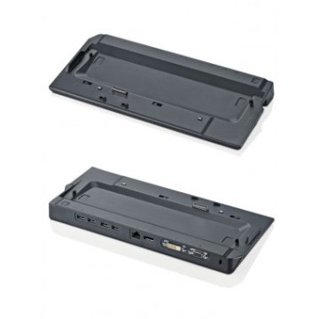 Fujitsu S26391-F1557-L110 replicatore di porte e docking station per laptop Nero