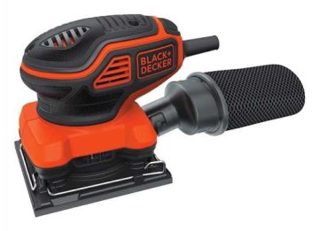 Nero & Decker KA450-QS Levigatrice orbitale 16000 Giri/min Nero, Arancione