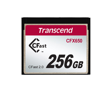 Transcend CFX650 256 GB CFast 2.0 MLC