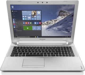 Lenovo IdeaPad 500 Intel® Core™ i7 i7-6500U Computer portatile 39,6 cm (15.6") Full HD 8 GB DDR3L-SDRAM 2 TB HDD AMD Radeon R7 M360 Wi-Fi 5 (802.11ac) Windows 10 Home Alluminio, Bianco